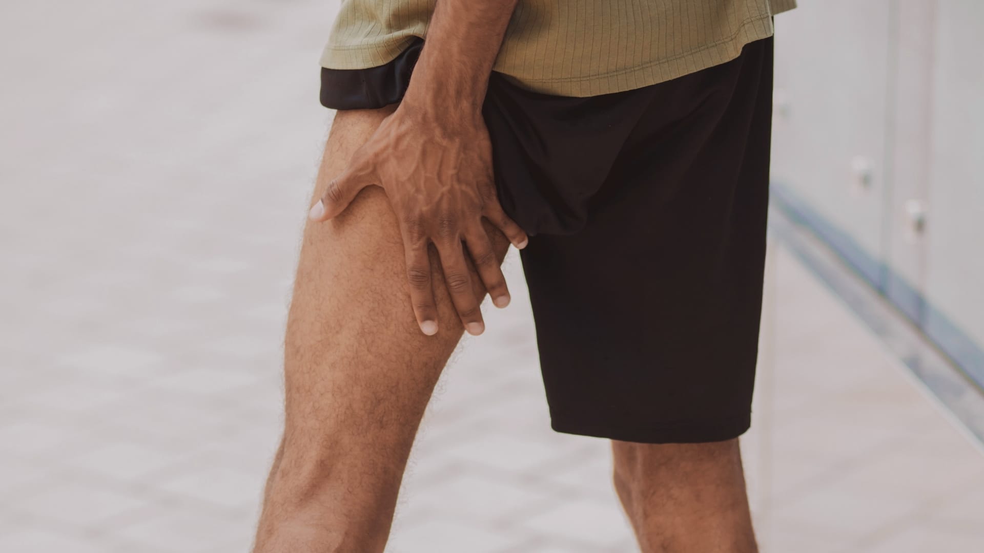 Symptoms of a Hamstring Injury with Bruising